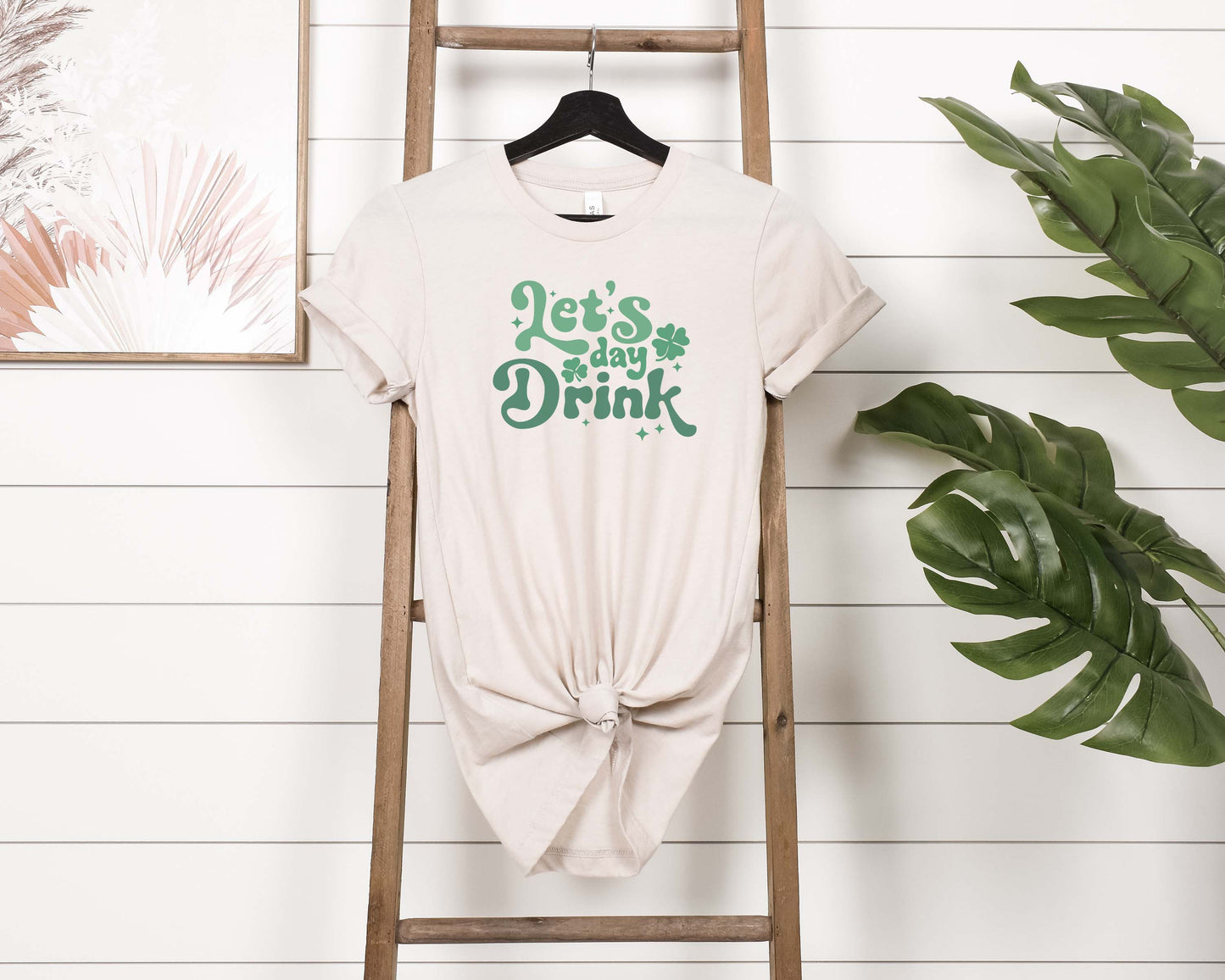 Let's Day Drink Bella Canvas Unisex Tee 3001CVC
